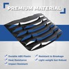 HECASA Rear Windshield Louvers Sun Shade Cover Window Compatible with