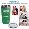 Flairy Land Lawyer Green Tumbler 20 Oz - I Don't