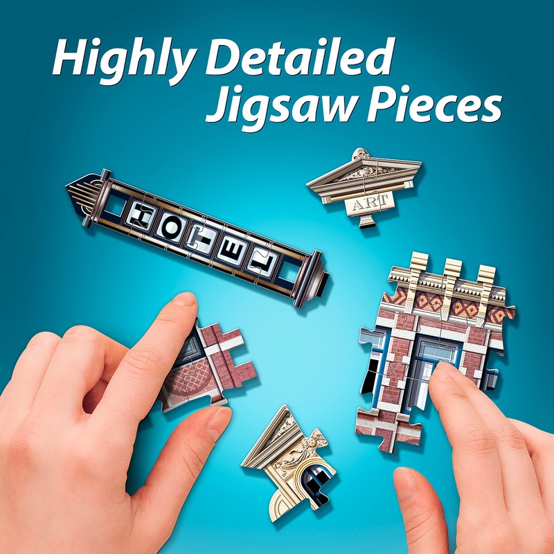 Wrebbit3D Hotel 3D Puzzle | Urbania Collection | 295 Jigsaw