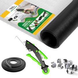 King&Charles Window Screen Replacement,Versatile Window Screen Door Kit