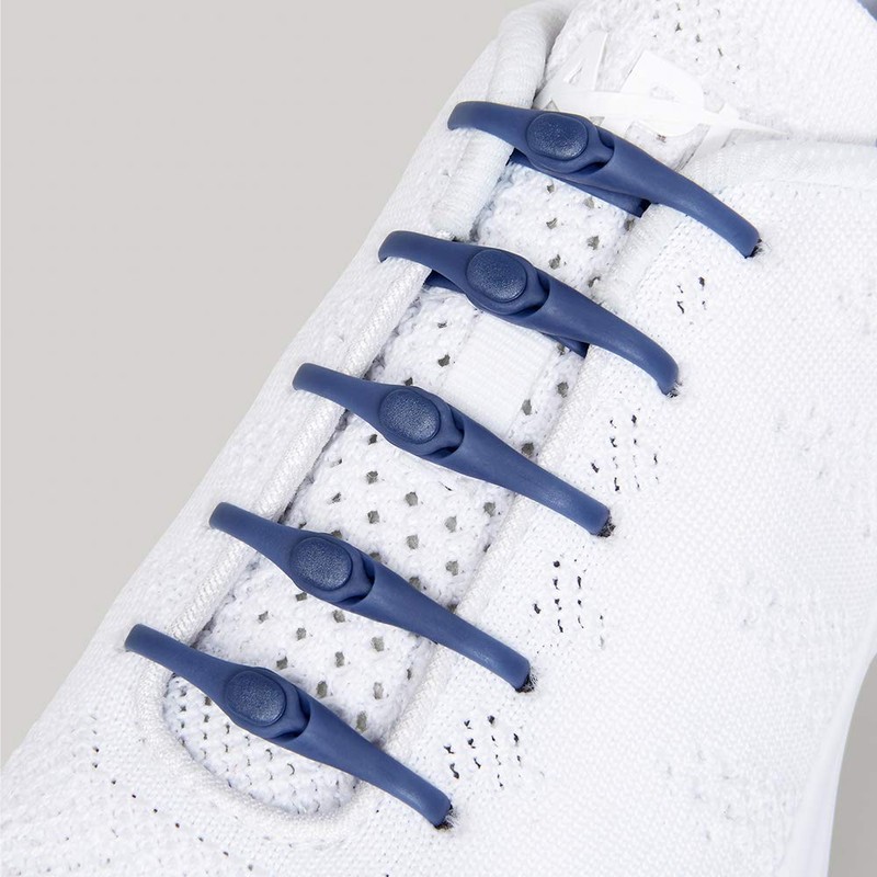 HICKIES Tie-Free Laces (2.0 New) - True Navy