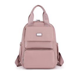 NICOLE & DORIS Rucksack Bag for Women Lightweight Backpack School Bags Multi Pocket Backpack Vacation Daypack Ladies Backpack Handbags for Travel Sports School Light Purple