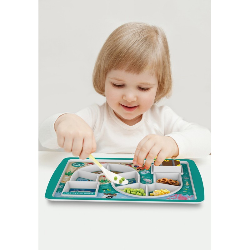Genuine Fred DINNER WINNER Kids' Dinner Tray, Pirate