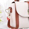 Qiansail Strawberry Keychain Strawberry Heart Bag Charm Cute Flower Purse