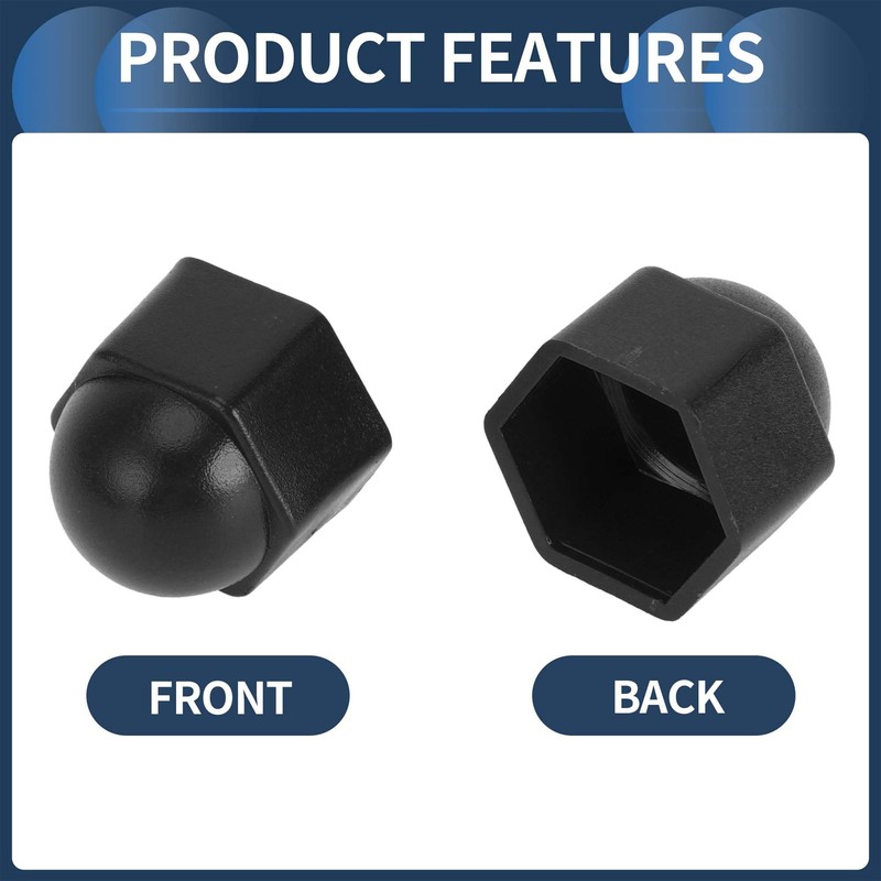 INFINAUTO Wheel Lug Nut Bolt Exterior 17mm Rims Tire Nut