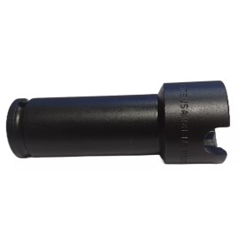 WHITE USA LINEMAN SOCKET 1/2" DRIVE X 1" 4PTX 1-1/8" 4PT X 11/16" SLOT X 5" LONG