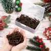 Marsui 120 Pieces Christmas Light Clips Outdoor Gutter Hooks Plastic