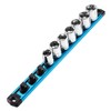 WORKPRO Magnetic Socket Organizer, 3/8-Inch Drive Aluminum Alloy Socket Rail,