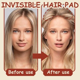 2 Pcs Volume Hair Increase Pad Clip, Hair Bump It Up Volume Hair Base, Hair Padding Tool Hair Styling Accessories (Coffee)