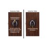 Copper Creek EK2030TB Egg Door Knob, Privacy Function, 1 Pack,