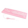 Keyboard USB Wired UltraThin Cute Cartoon for Home Office Laptop