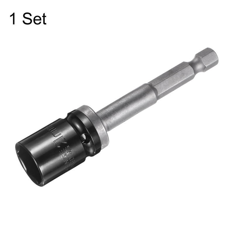 sourcing map Deep 6-Points Impact Socket 1/2" Drive 21mm Metric