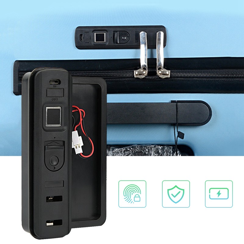 Smart Fingerprint Waterproof Luggage Suitcase Backpack Embedded Lock