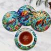 Monattrod Wood Coasters Set of 8 - Handcrafted Drink Coaster
