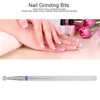 50 Pieces Ball Shape Nail Drill Bit Set Diamond Manicure