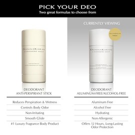Donna Karan Cashmere Mist Donna Karan Cashmere Mist Aluminum Free Deodorant Stick For Women, 100% Aluminum & Alcohol Free, 1.7 Oz.