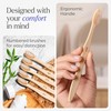 VIVAGO Bamboo Toothbrushes Medium Bristles 10 Pack - BPA Free