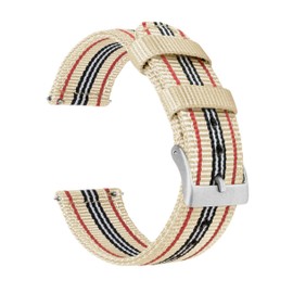 BARTON WATCH BANDS 20mm Retro - Two-piece NATO® Style Ballistic Nylon Watch Straps