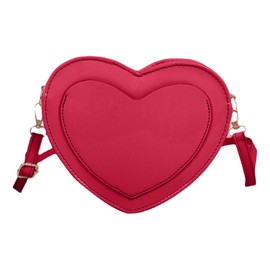 TQUXNGA Heart Shaped Handbag, Multifunctional and Stylish Shoulder Bag for Daily Use for Women, hot pink