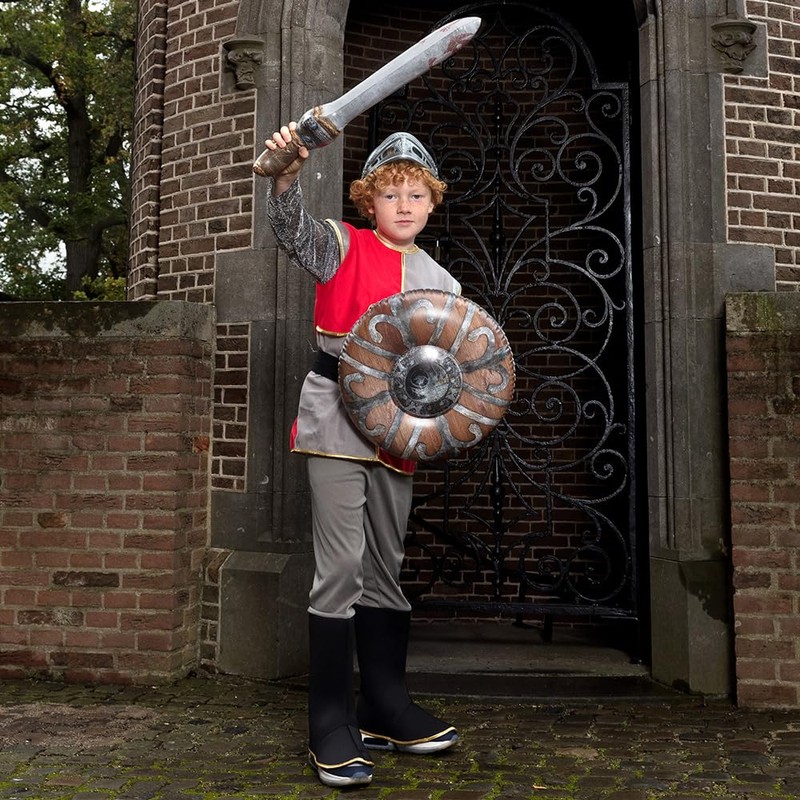 Boland 44033 – Knight Helmet for Children, Grey, One Size