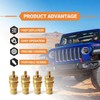 Automatic Tire Deflator Kit, 4Pcs Air Down Tire Deflators, Universal
