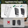 CTRINEWS for Lexus Key Fob Cover with Fashionable Zirconia Wristlet