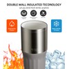 TKK 24 oz Ceramic Coated Tumbler with Straw Lid, 18/10