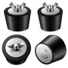 4 Size Pool Winterizing Plugs, 25mm+32mm+38mm+51mm Rubber Pool Plug Inlet