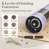 Ultrean Pepper Grinder, Rechargeable Salt and Pepper Grinder with 6