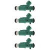 KACEPAR 01F023 - Juego de 4 inyectores de combustible, compatible