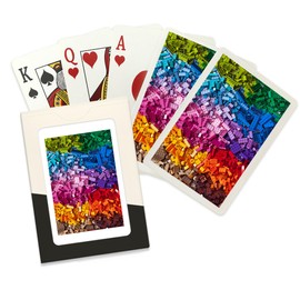 Lantern Press Colorful Rainbow Toy Bricks in Bright Colors, Photography (52 Playing Cards, Poker Size Card Deck with Jokers)