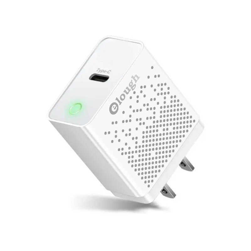 Cargador Elough Carga Rápida, 20w Salida Tipo C Certificado