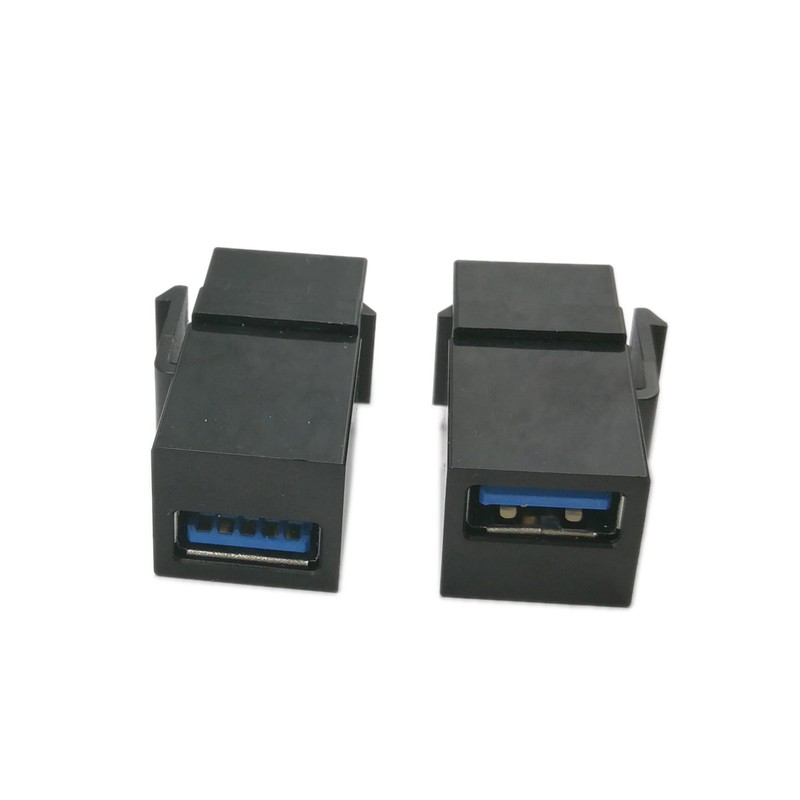 USB 3.0 Keystone Jack Inserts, zdyCGTime (2-Pack) USB 3.0 Adapters
