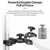 Ulanzi R096 Multi-function Super Clamp Aluminum Alloy Double Clamps Design