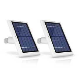 Wasserstein 2W 6V Solar Panel with 13.1ft/4m Cable Compatible with Arlo Ultra/Ultra 2, Pro 3/4/5S ONLY (2-Pack, White) (Camera Not Included) – NOT Compatible with Arlo Pro (6th Gen)/ Pro/Pro 2