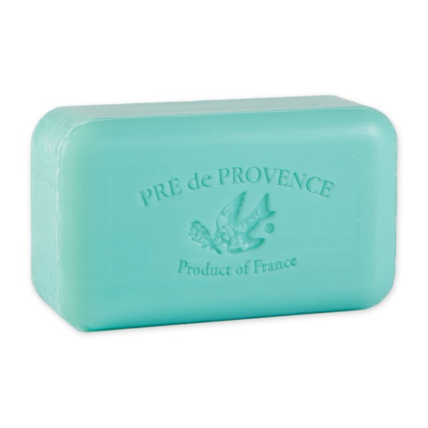 Pre de Provence Artisanal Soap Bar, Natural French Skincare, Enriched with Organic Shea Butter, Quad Milled for Rich, Smooth & Moisturizing Lather, Jade Vine, 5.3 Ounce