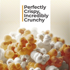 Poptime Creations Popcorn Snacks – Everything Bagel & Cream Cheese Flavor – 5 Oz Bags - 6 Count - Whole Grain, Non-GMO, Gluten & Dairy-Free, Kosher - 2 Flavors in 1 Bag