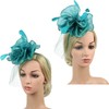 KalluliCC Fascinators Hat for Women Tea Party,Green Headband Kentucky Derby