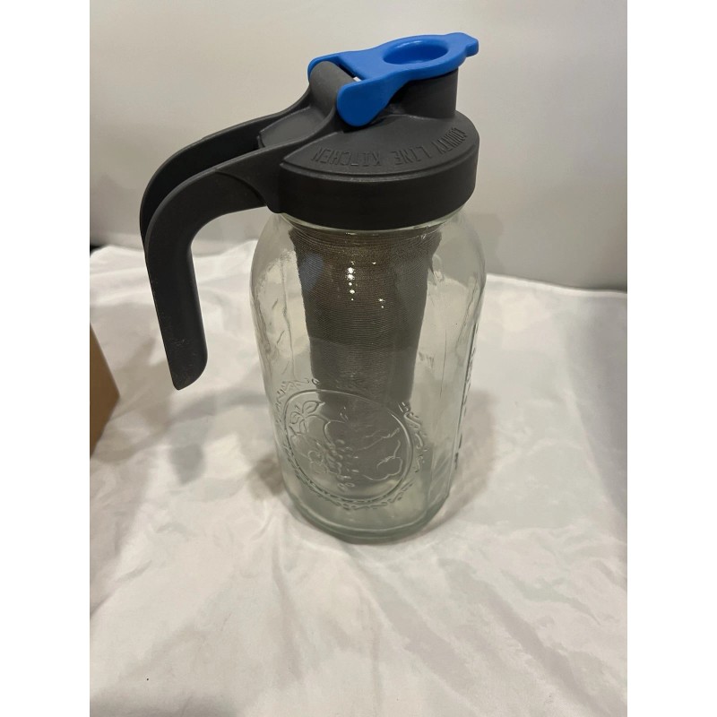 County Line Kitchen Cold Brew Coffee Pitcher with Lid -