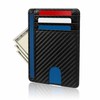 Toolzia RFID Blocking Wallet - Minimalist Carbon Fiber Style