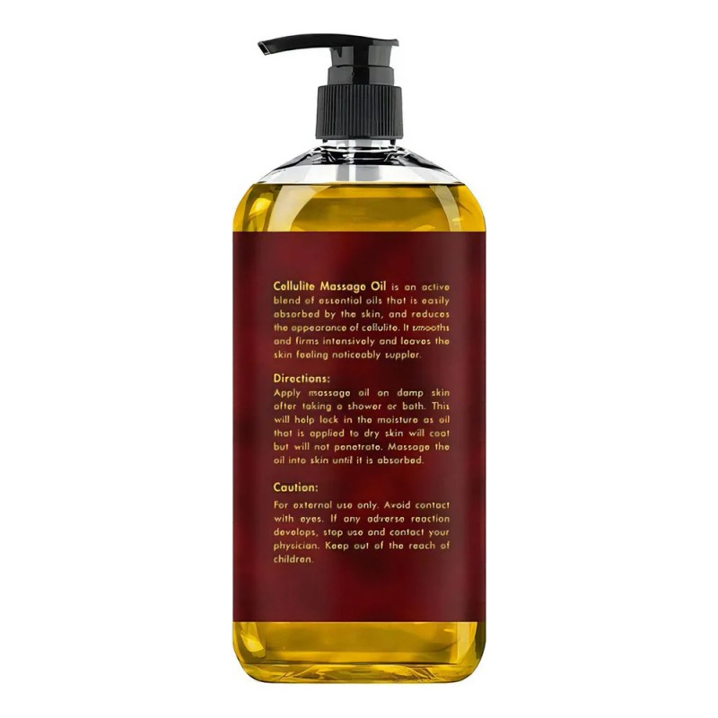Aceite De Masaje Majestic Pure Colágeno Vegano Celulitis Eucalipto 236