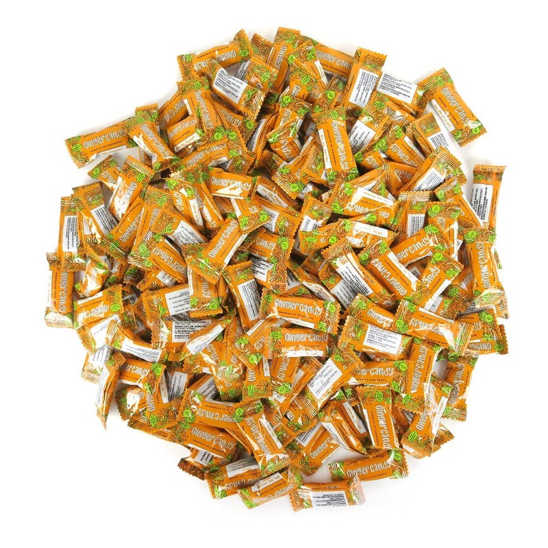 Gem Gem Ginger Candy Chewy Ginger Chews (1 Pound Bulk