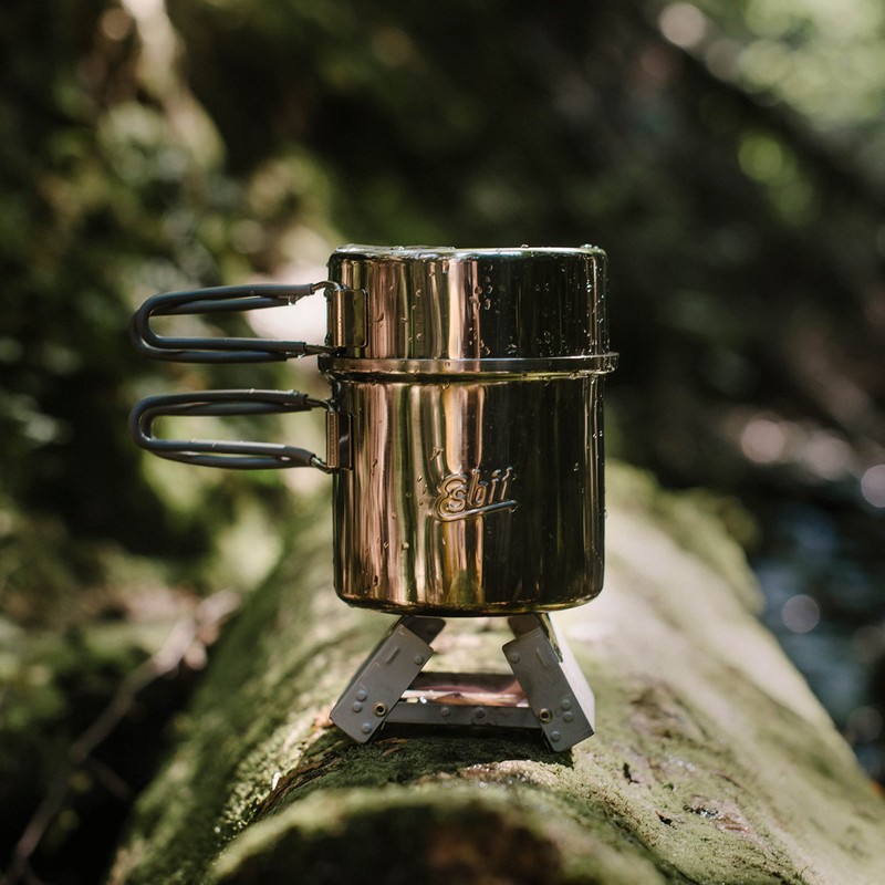 Esbit ESPT1000ST Outdoor Stainless Steel Pot, 33.8 fl oz (1,000