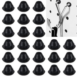 arricraft 150 Stück Schwarze Pegboard Hakenschlösser Zubehör Für Lochwand Dübel Lochwand Dübel Lochwand Verschlüsse Zum Verhindern Des Abfallens von Haken 9x6.5mm