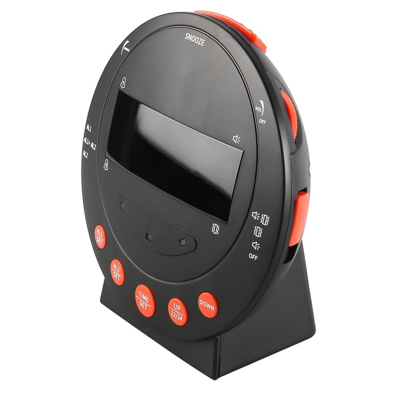 Ieron Electronic Digital Display Vibration Alarm Clock Adjustable Brightness Dual
