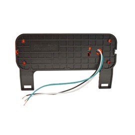 Optronics One L.E.D. Low Profile Combination RV Tail Lights (RVSTLB6061-KIT) Pair - Black Base