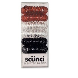 Scunci Spiral Twisters - 6pk Multicolor