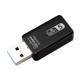 USB WLAN Stick for PC, AC 1300Mbps Mini WLAN Stick DualBand 2.4GHz / 5GHz Dongle USB 3.0 WiFi 5 Adapter
