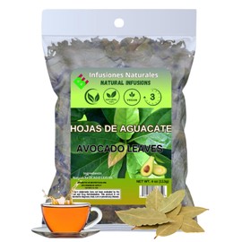 Avocado Tea Leaves 4oz - 100% Natural Hojas De Aguacate, Herbal Aromatic Tea, Caffeine-Free, Non-GMO, Single Pack