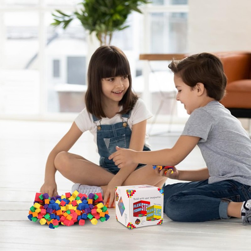 MACULPER Sensory Toy, Sensory Toy, Foam Stones for Children's Building,